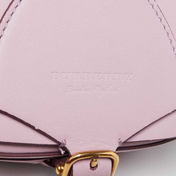 Burberry Light Purple Calfskin Leather Crossbody Square Mini Satchel Bag - Picture 7 of 12